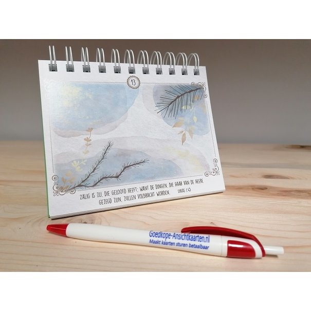 Baaij Light Cards Advent Calendar 26 postcards