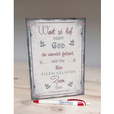 Alzo Lief heeft God (15x21cm)