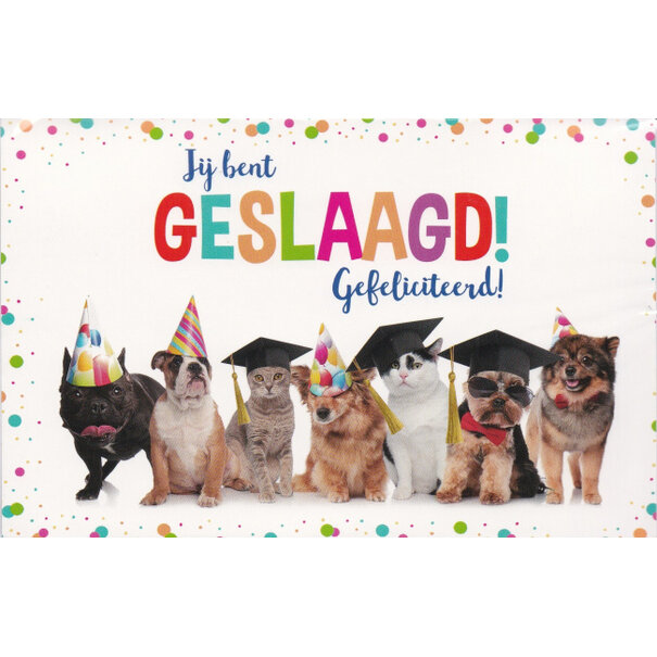 Geslaagd! - Honden en katten