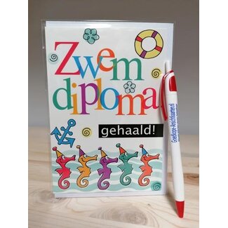 MGP Cards Zwemdiploma gehaald!