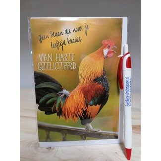 Marant Cards Geen haan kraait naar je .....