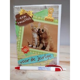 Een knuffel voor de jarige