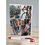 Blanco kaart met racefietsen