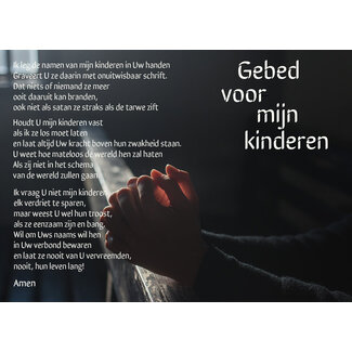 TSS-Nijkerk Gebed voor mijn kinderen