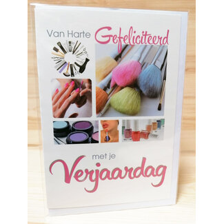 Marant Cards Gefeliciteerd - Make-up
