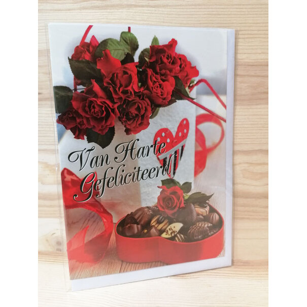 Marant Cards Gefeliciteerd - Chocolade