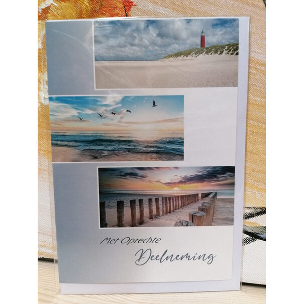 Marant Cards Oprechte Deelneming - Strand