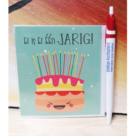 Er is er Ã©Ã©n jarig....