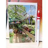 Blank card Gardening