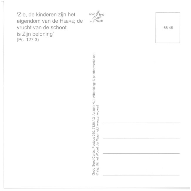 Good Seed Cards Geboortekaart Dochter