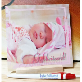 Good Seed Cards Geboortekaart Dochter