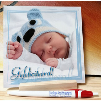 Good Seed Cards Geboortekaart Zoon