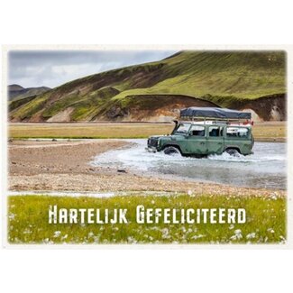 Baaij Light Cards Hartelijk Gefeliciteerd