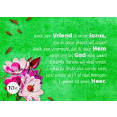Christelijke ansichtkaart – Welk een vriend is onze Jezus