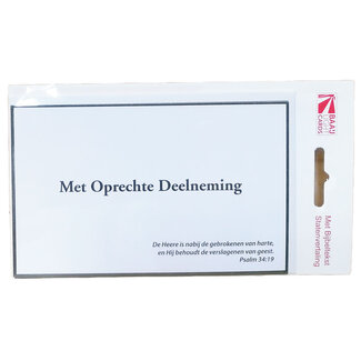 Baaij Light Cards 4x Deelneming - De HEERE is nabij..