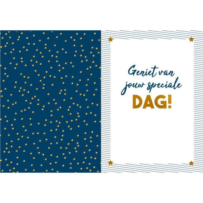 Grote verjaardagskaart voor Mannen