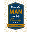 Grote verjaardagskaart voor Mannen