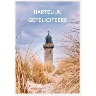 Baaij Light Cards Prentbriefkaart Hartelijk Gefeliciteerd