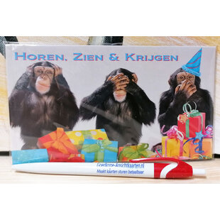 Geld-enveloppe Horen, Zien en Krijgen