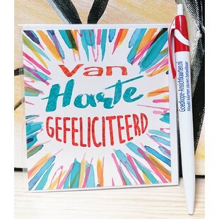 Hartelijk gefeliciteerd