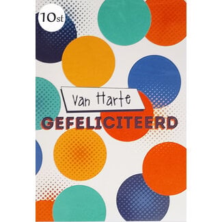 10x Gefeliciteerd