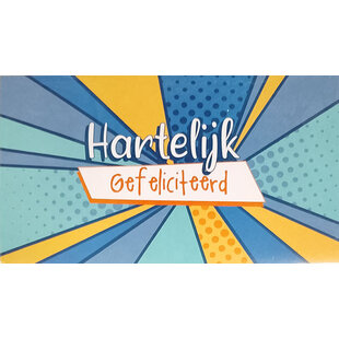 Geld-enveloppe Hartelijk Gefeliciteerd