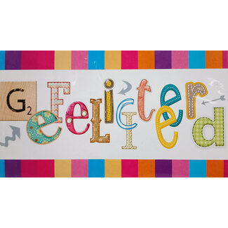 Geld-enveloppe Gefeliciteerd