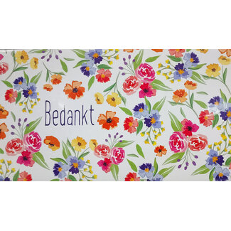 Geld-enveloppe Bedankt
