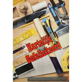 Verjaardagskaart met gereedschap