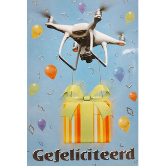 Marant Cards Van Harte Gefeliciteerd  - Drone