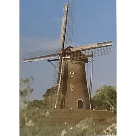 Blanco kaart met molen