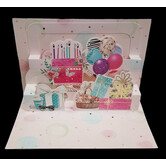 Popup kaart Happy Birthday