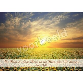 Good Seed Cards Postkaart: Uit Hem en door Hem