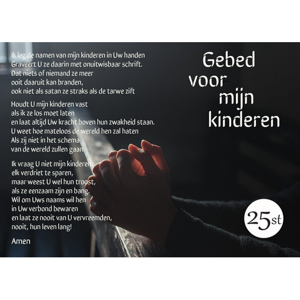 TSS-Nijkerk Gebed voor mijn kinderen