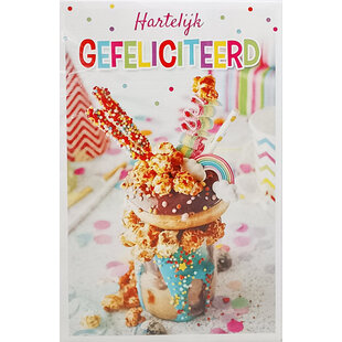 Hartelijk Gefeliciteerd - Donut en snoepgoed