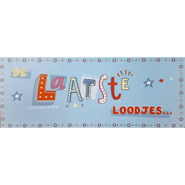 The Original Poster Company De Laatste Loodjes!