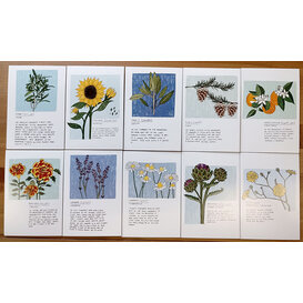 10 Bloemen postkaarten