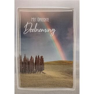 Marant Cards Oprechte Deelneming - Regenboog