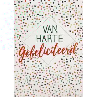 Hartelijk gefeliciteerd