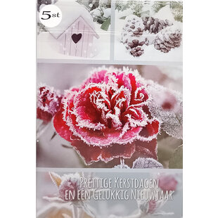 5x Kerstkaart