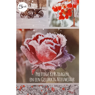 5x Kerstkaart