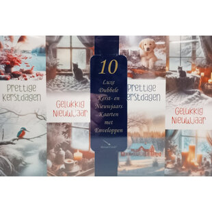 10 kerstkaartenbox