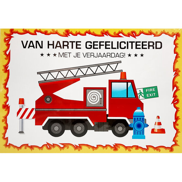 Marant Cards Verjaardag - Brandweer