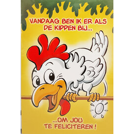 Als de kippen erbij