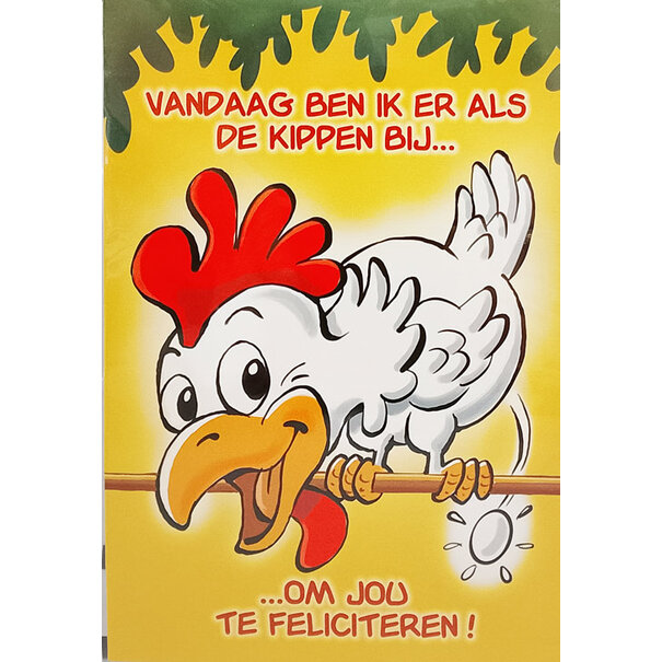 Marant Cards Als de kippen erbij