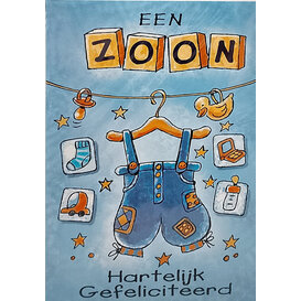 Geboortekaart Zoon