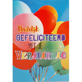 Verjaardagskaart Ballonnen