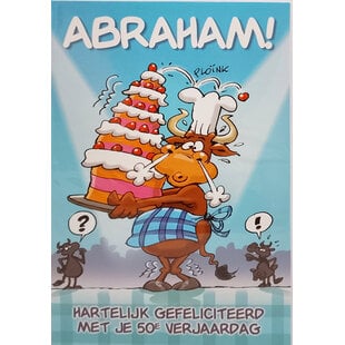 Abraham gefelicitaart