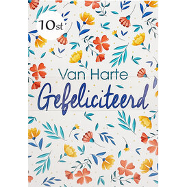 10x Gefeliciteerd