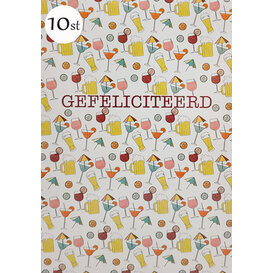 10x Gefeliciteerd